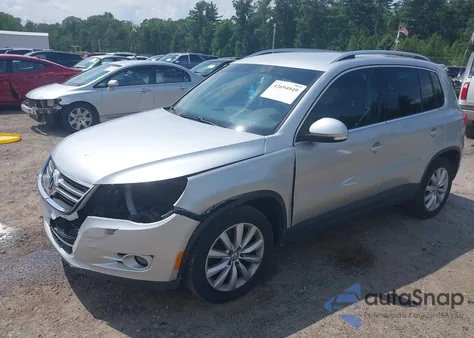 2011 Volkswagen Tiguan Se из США, поврежденный, VIN WVGBV7AX8BW512471